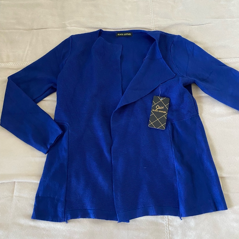 Royal blue cardigan
